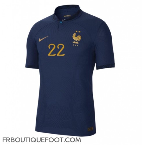 Maillot de foot France Theo Hernandez #22 Domicile vêtements Monde 2022 Manches Courtes
